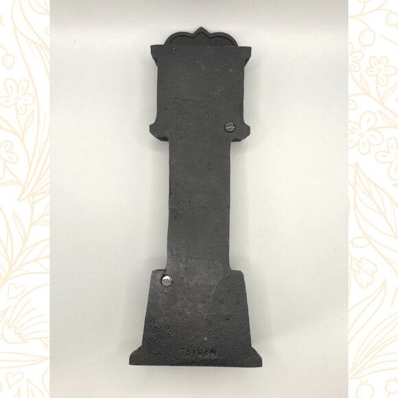 Vintage Cast Iron Grandfather Clock Bank - Picture 2 of 3